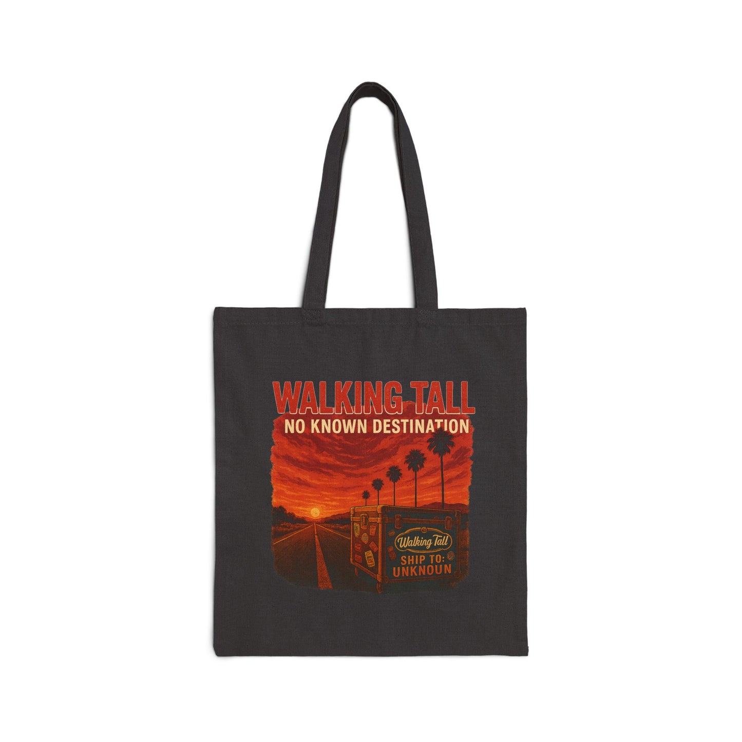Cotton Canvas Tote Bag No Known Destination CD