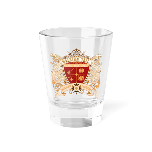 Walking Tall Crest Shot Glass, 1.5oz