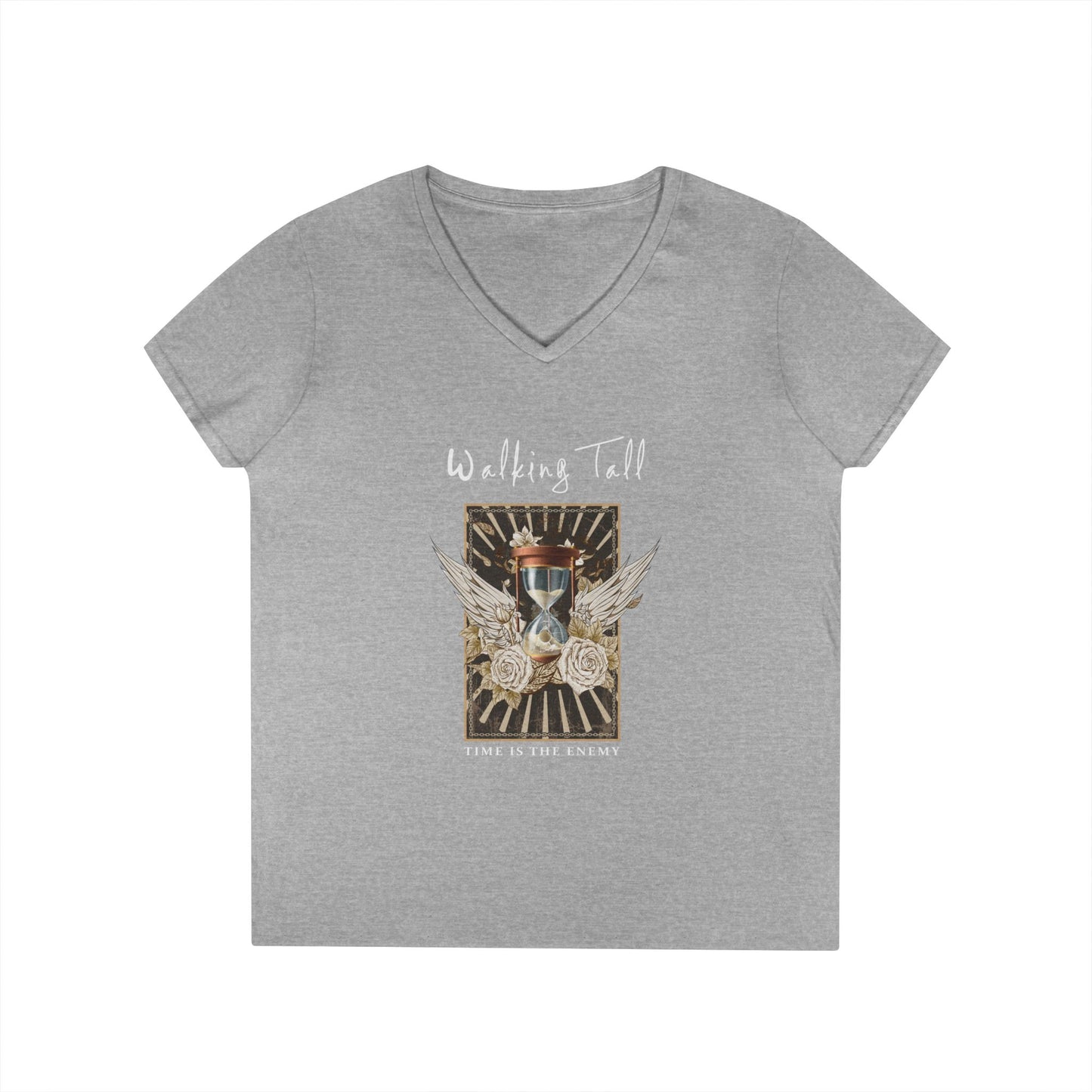 Walking Tall V-Neck T-Shirt