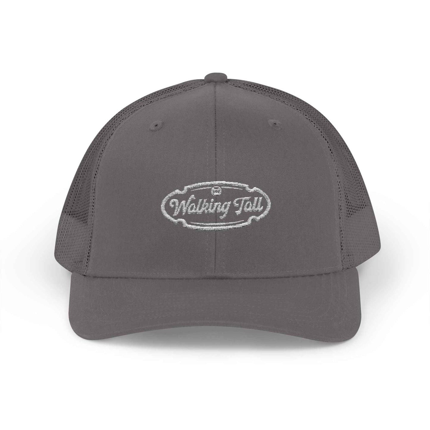Walking Tall - Snapback Trucker Cap Oval Logo