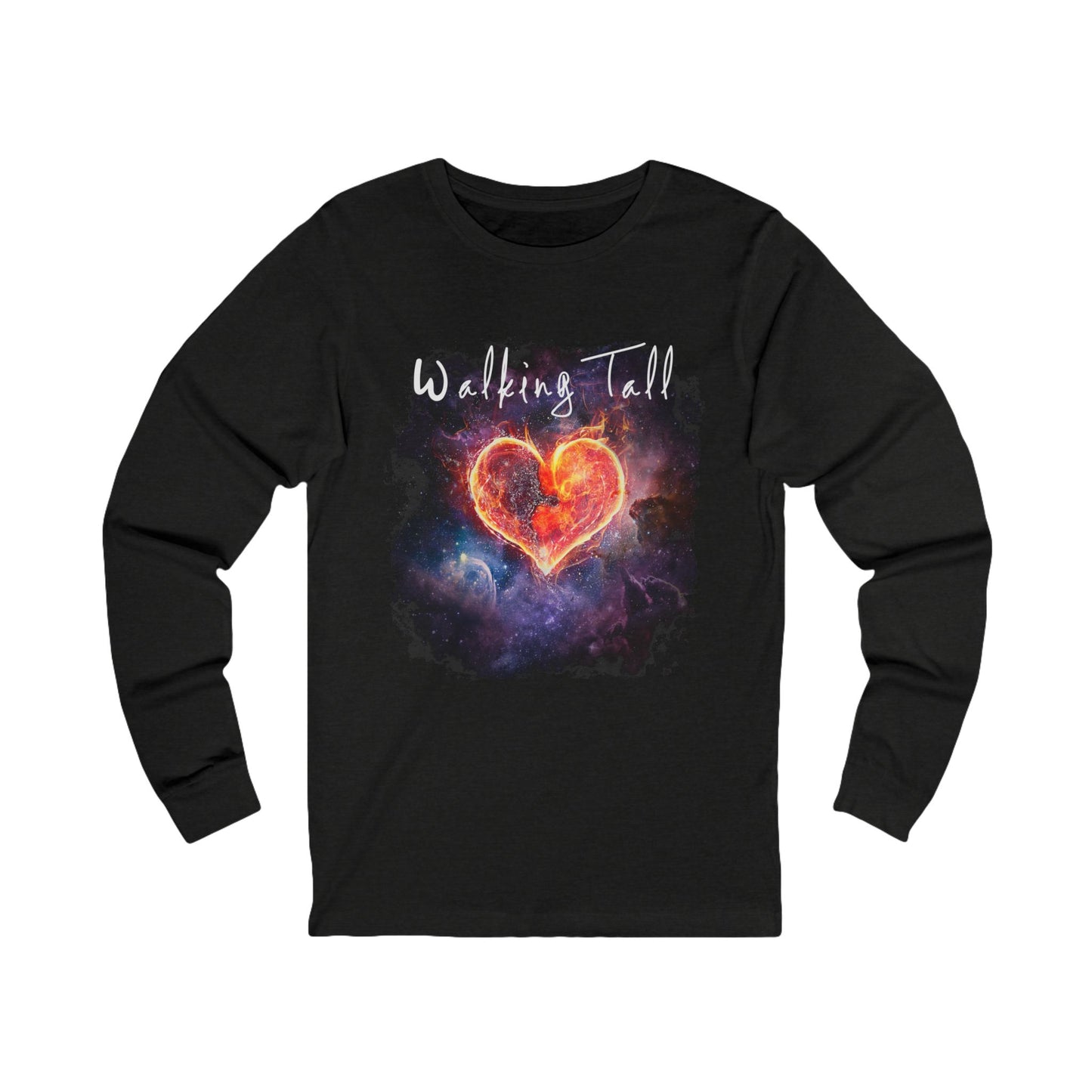 Long Sleeve Tee Walking Tall Burning Heart Tour