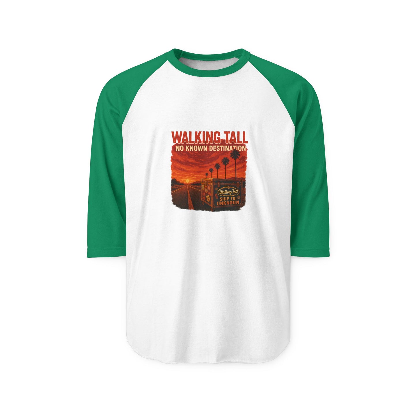 Three-Quarter Sleeve Raglan T-shirt - Casual and Comfortable Unisex Tee