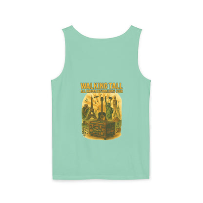 Vegas Vintage Tank Top, Unisex Summer Shirt, Relaxed Fit, Perfect for Vacations, Travel Memories, Graphic Tee
