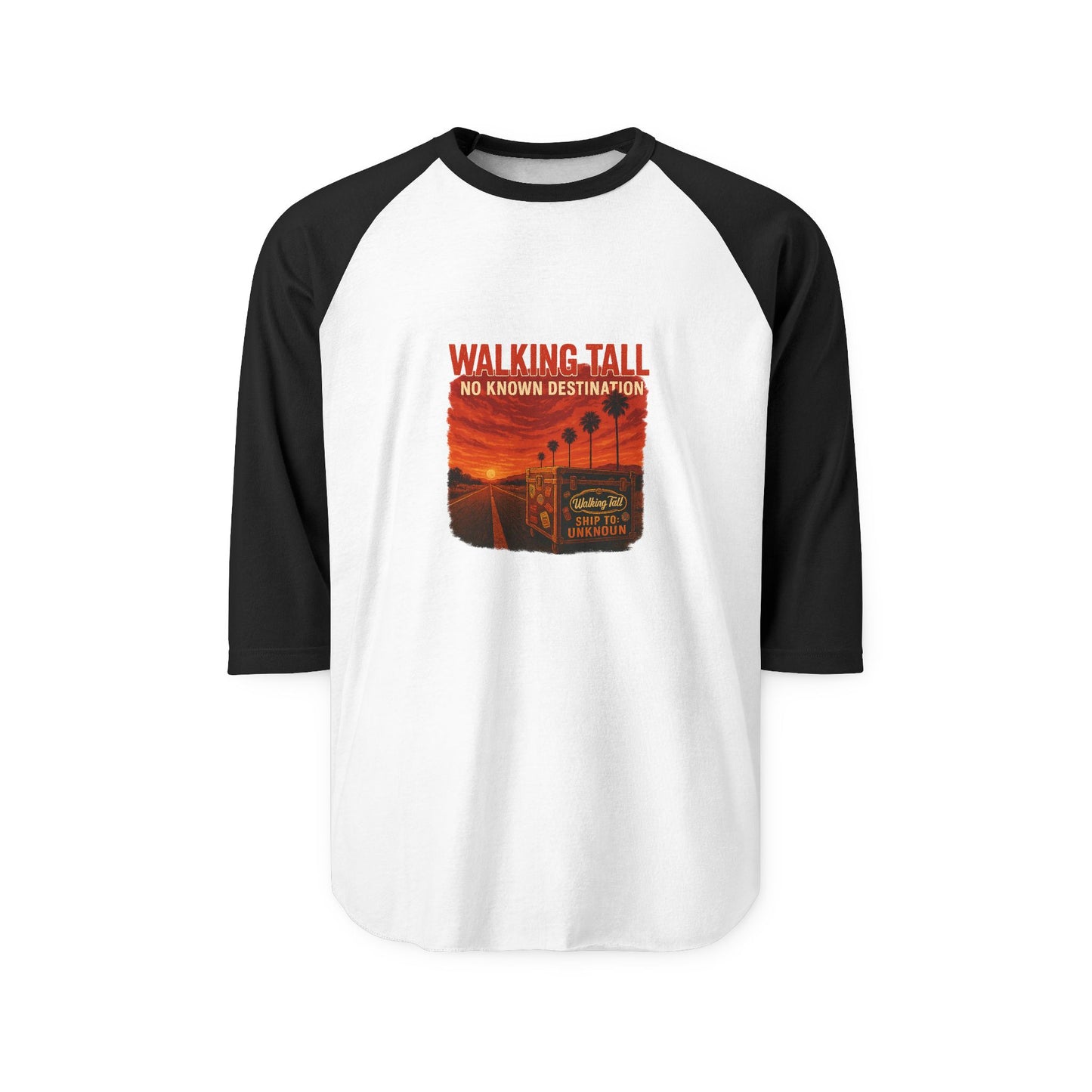 Three-Quarter Sleeve Raglan T-shirt - Casual and Comfortable Unisex Tee