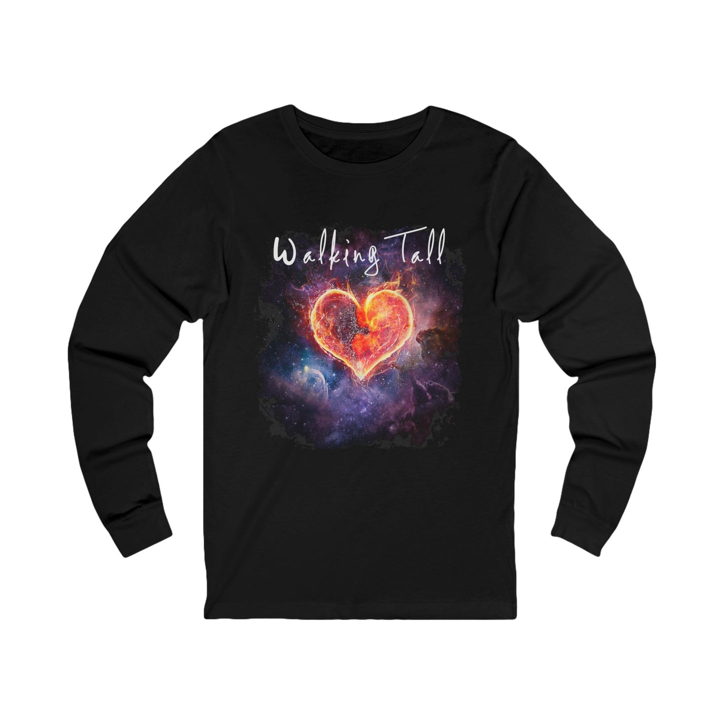 Long Sleeve Tee Walking Tall Burning Heart Tour