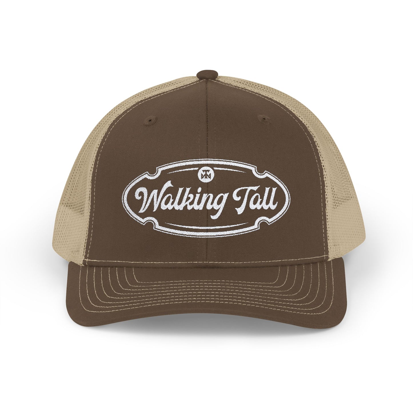 Walking Tall - Snapback Trucker Cap Oval Logo